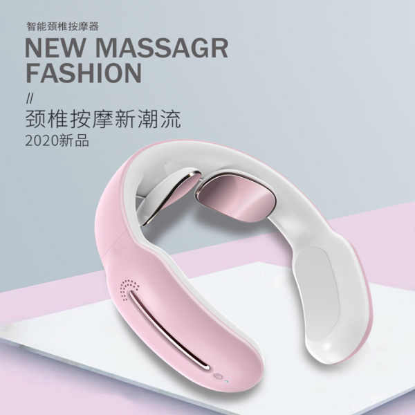 家用智能頸部按摩儀 電動(dòng)護(hù)頸儀多功能脈沖揉捏理療儀肩部按摩器